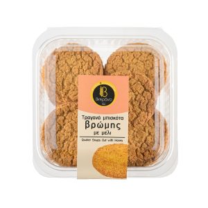 Τραγανά μπισκότα βρώμης με μέλι
